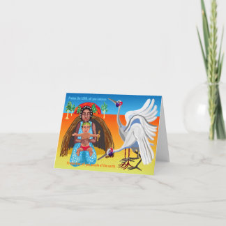 Australian Nativity Card