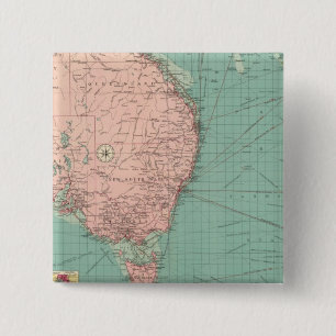 Australian, New Zealand ports 15 Cm Square Badge