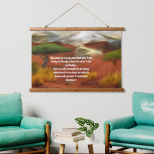 Australian Outback Dawn Abstract Art Hanging Tapestry