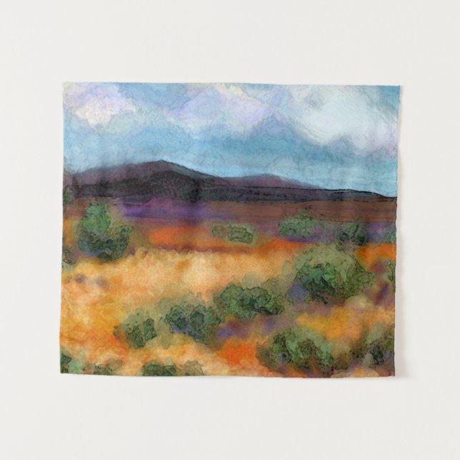 Australian outback impressionist  landscape tapestry (Front (Horizontal))