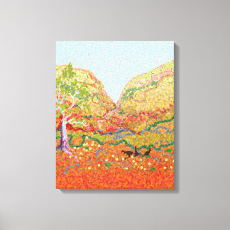 Australian outback landscape canvas print