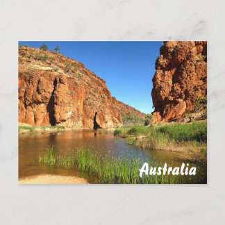 Australian outback postcard