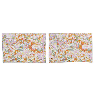 Australian paper daisy wildflowers pillowcase