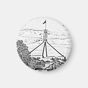 Australian Parliament - Canberra Magnet