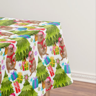 Australian Quokka Christmas  Tablecloth
