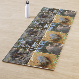 Australian Quokka, Koala, Wombat And Kangaroo, Yoga Mat
