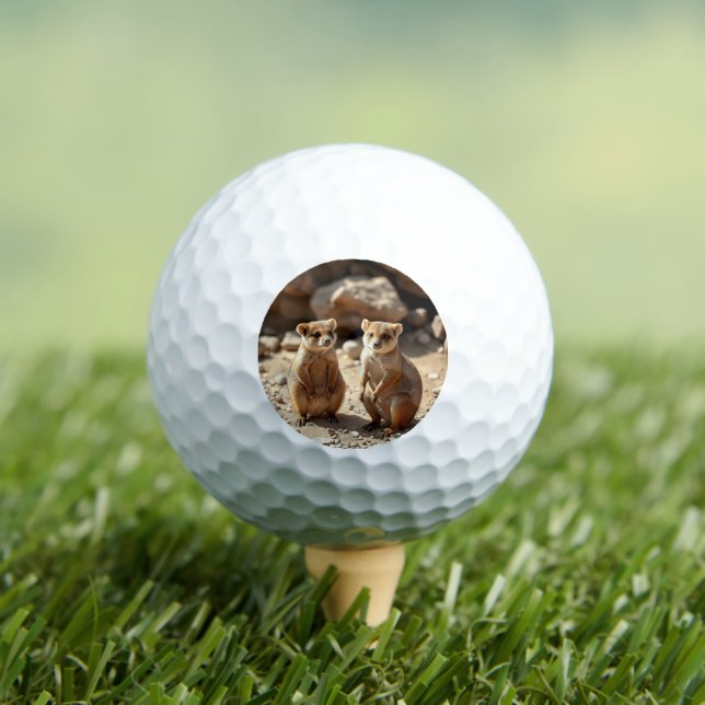 Australian Quokka Twins, Golf Balls (Insitu Tee)