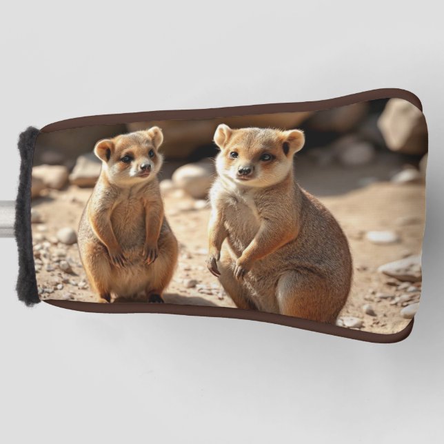 Australian Quokka Twins, Golf Head Cover (Front)