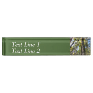 Australian Rainforest Eucalyptus Gum Trees Nameplate