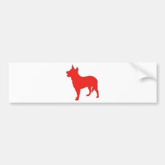 Australian Red Heeler Bumper Sticker