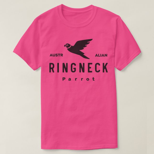AUSTRALIAN RINGNECK PARROT BIRD GIF T-Shirt (Design Front)