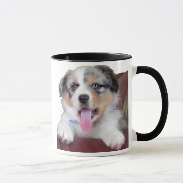 Australian Shephard puppy Mug (Right)