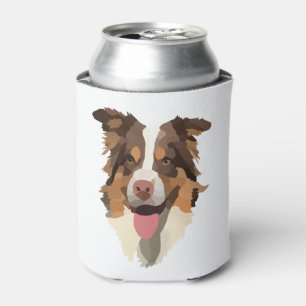 Australian shepherd 1 can cooler