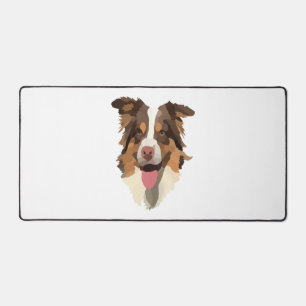 Australian shepherd 1 desk mat