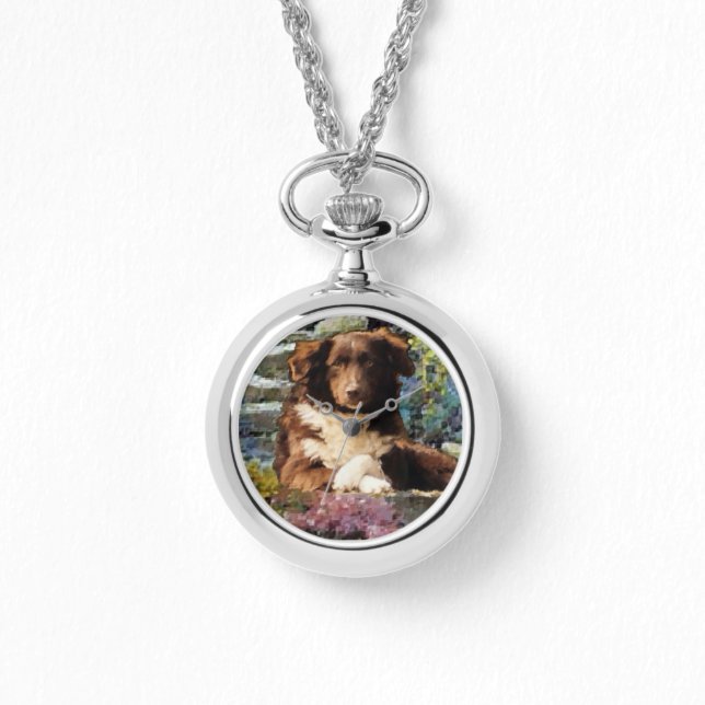 Australian Shepherd Art Watch (Front)