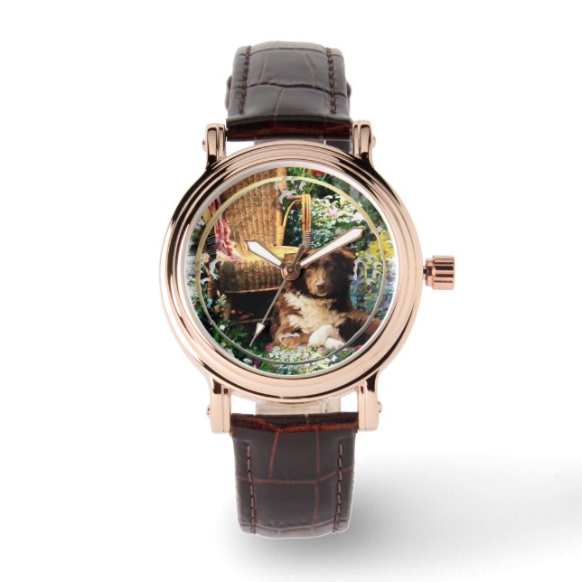 Australian Shepherd Art Watch (Front)