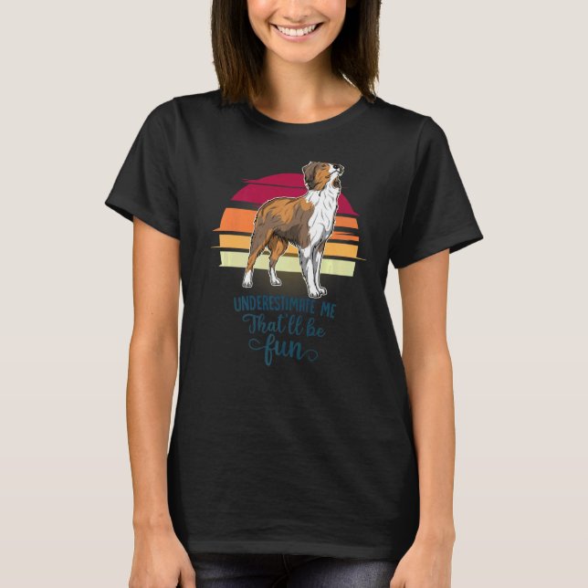 Australian Shepherd Aussi Dog Breed  28 T-Shirt (Front)