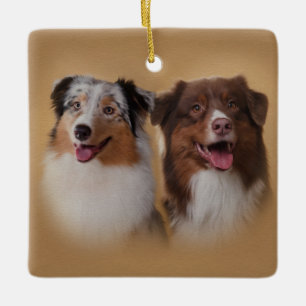 Australian Shepherd - Aussie Ceramic Ornament