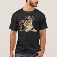 Australian Shepherd  Aussie Mom Dad Love Dog Pet T