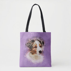 Australian Shepherd - Aussie Puppy Tote Bag