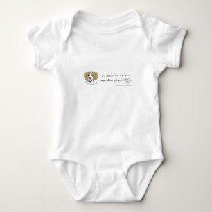 australian shepherd baby bodysuit