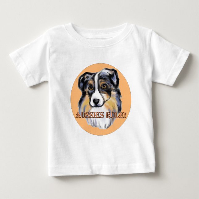 AUSTRALIAN SHEPHERD BABY T-Shirt (Front)