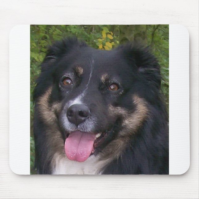 australian shepherd black tri mouse mat (Front)