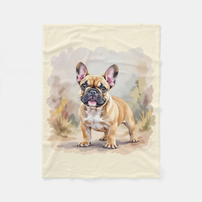 Australian Shepherd Black Tricolor Aussie Dog Fleece Blanket (Front)