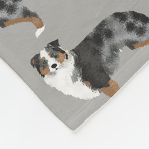 Australian Shepherd Blue Merle Blanket