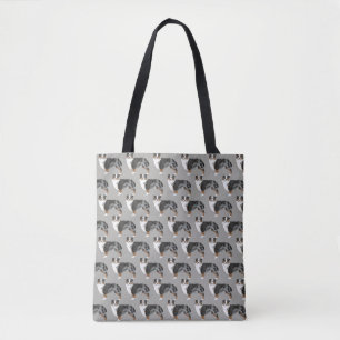 Australian Shepherd Blue Merle Tote Bag