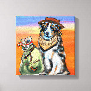 AUSTRALIAN SHEPHERD CANVAS PRINT