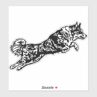 Australian Shepherd car label