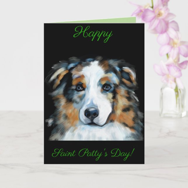 Australian Shepherd Card (Orchid)