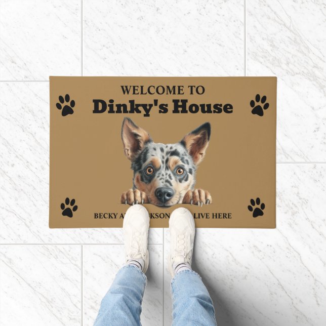 Australian Shepherd Cattle Dog Doormat (Indoor)