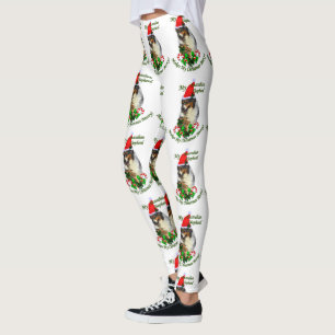 Australian Shepherd Christmas Leggings