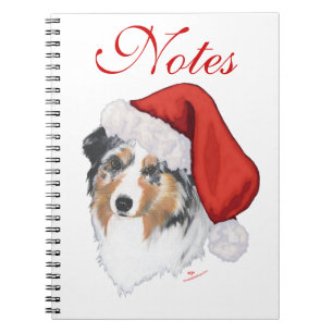 Australian Shepherd Christmas Notebook