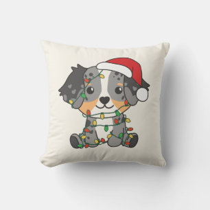 Australian Shepherd Christmas Winter Animals Cushion
