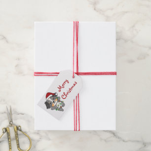 Australian Shepherd Christmas Winter Animals Gift Tags