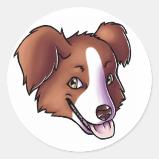 Australian Shepherd Classic Round Sticker
