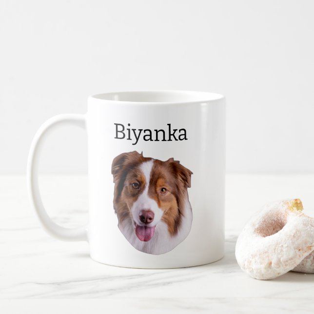 Australian Shepherd  Coffee Mug (With Donut)