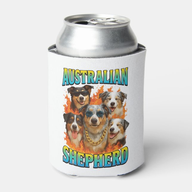 Australian Shepherd Copy Can Cooler (Can Front)