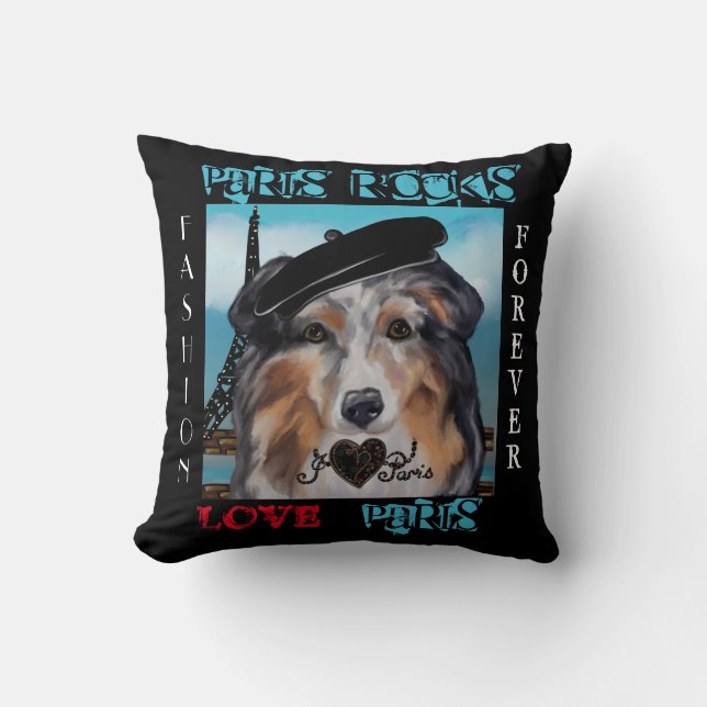 AUSTRALIAN SHEPHERD    CUSHION (Front)