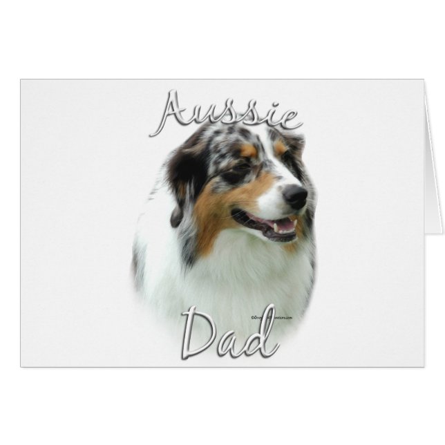 Australian Shepherd Dad 2 (Front Horizontal)