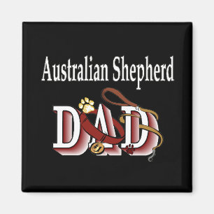 australian shepherd dad Magnet
