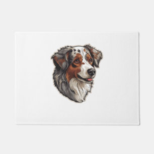 Australian shepherd Dog 1 Doormat