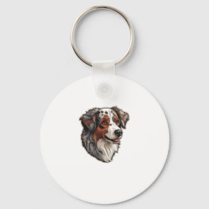 Australian shepherd Dog  1 Key Ring