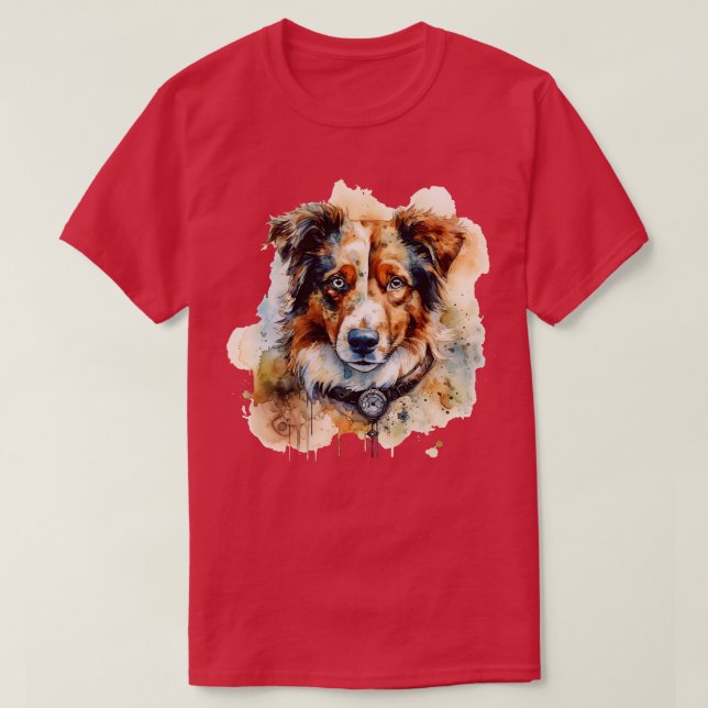 Australian Shepherd dog 1 T-Shirt (Design Front)