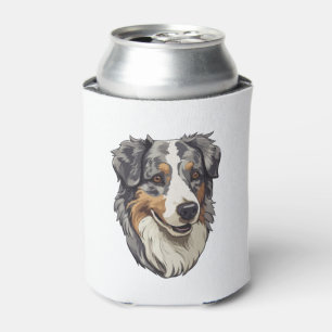 Australian shepherd Dog  3 Can Cooler