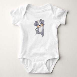 Australian Shepherd Dog Animal Lovers Baby Bodysuit
