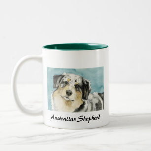 " Australian Shepherd" Dog Ar Mug
